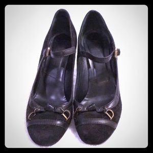 Black Dior Mary Janes